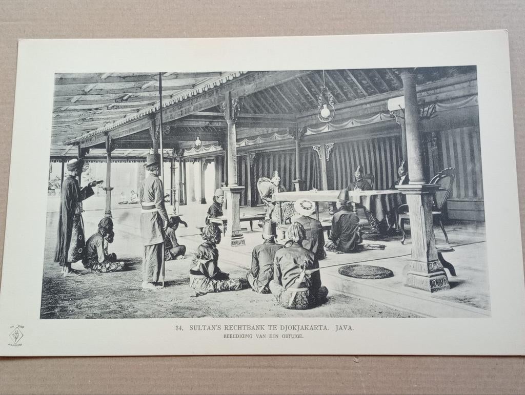 Foto gravure Nederlands Indië Indonesië 1910, Verzamelen, Ophalen of Verzenden, Voor 1940, Zo goed als nieuw, Buitenland