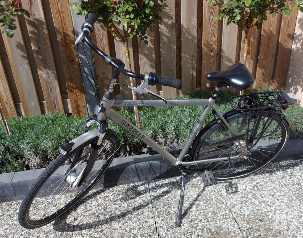 Gazelle Paris Plus H57 Herenfiets, Ophalen, Gebruikt, Versnellingen, 57 tot 61 cm