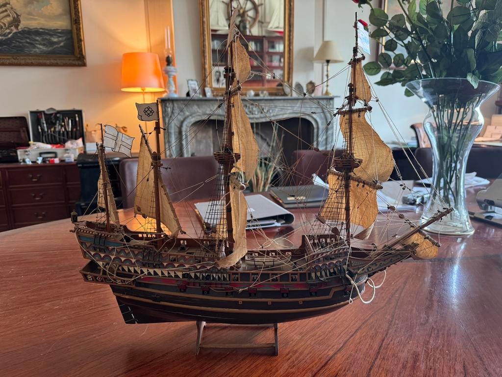 Model VOC schip, Hobby en Vrije tijd, Modelbouw | Boten en Schepen, Ophalen, Zo goed als nieuw