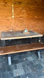 Tafel van hout, Ophalen of Verzenden, Gebruikt, Rechthoekig, Hout