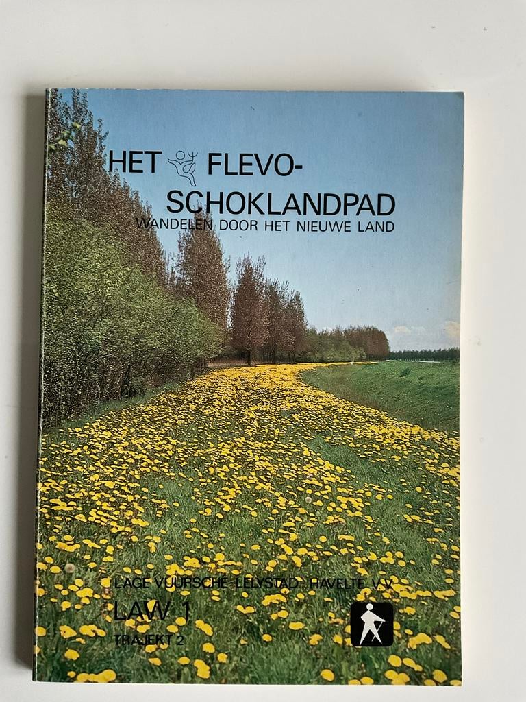 Het Flevo-Schoklandpad wandelgids, Fiets- of Wandelgids, Ophalen of Verzenden, Benelux, Gelezen