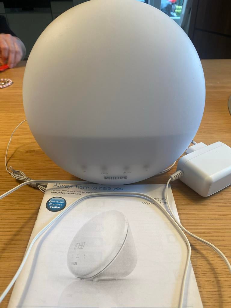Philips Wake-up Light HF3510 - Zachte Wekker, Ophalen of Verzenden, Zo goed als nieuw