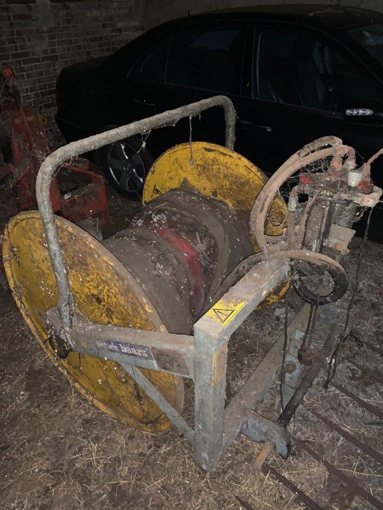 Hydraulische slangenhaspel - Driepuntshef trekker werktuig, Ophalen