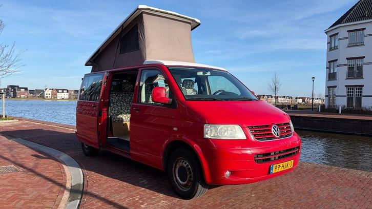 Volkswagen T5 2,5TDI 170pk Buscamper, Caravans en Kamperen, Campers, Particulier, tot en met 4, Buscamper of Camperbus, Volkswagen