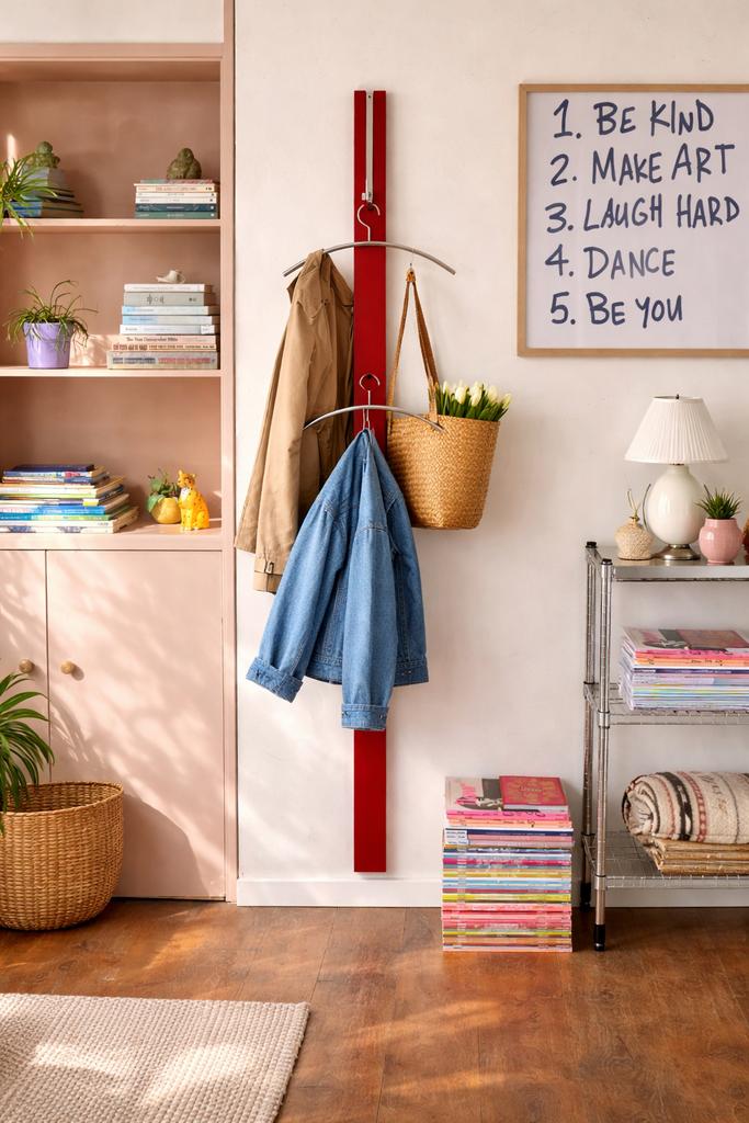 Schönbuch kapstok rood, Huis en Inrichting, Gebruikt, Metaal, 150 tot 200 cm, Ophalen