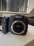 Sony A100 spiegelreflexcamera (body) 10.2 MP, Ophalen, Spiegelreflex, 10 Megapixel, Zo goed als nieuw