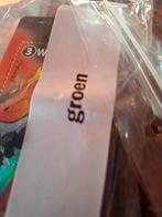 Cryptozegels grijs, groen, blauw en geel, Verzenden