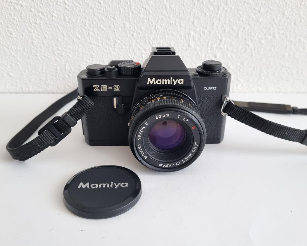 Mamiya ZE-2 Quartz 35mm SLR Analoge Film Camera, Ophalen of Verzenden, Gebruikt, Spiegelreflex, Overige Merken