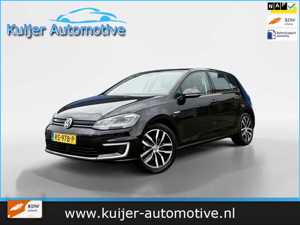 Volkswagen E-Golf Warmtepomp SOH 87%, 596 min, Gebruikt, Zwart, 35 kWh