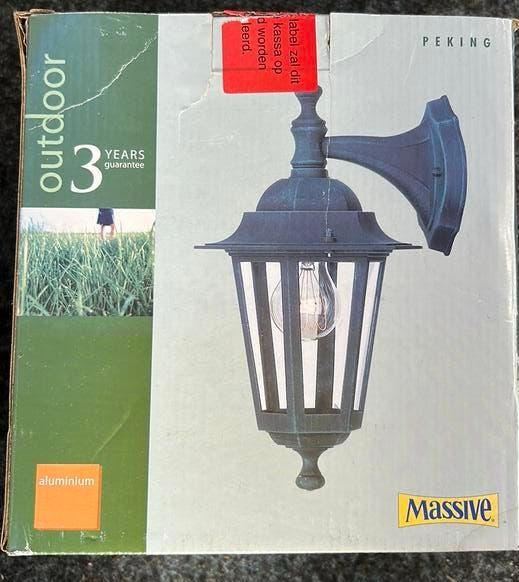 Buitenlamp, nieuw in doos, Minder dan 50 watt, Wandlamp, Ophalen of Verzenden, Netvoeding