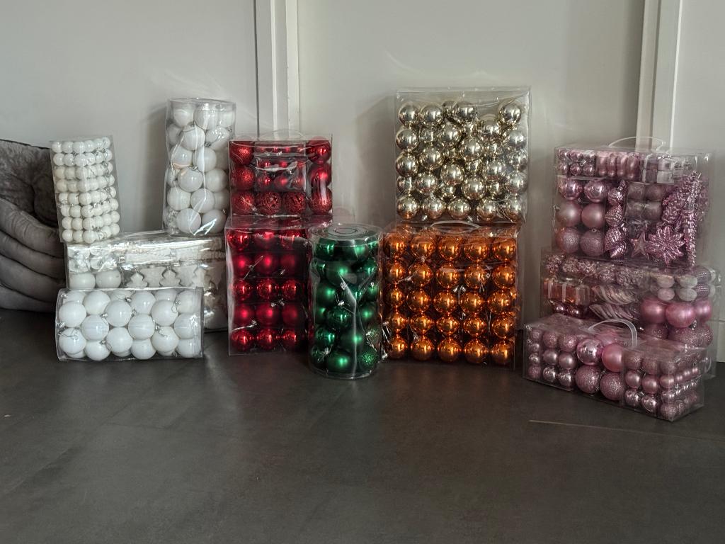 Kerst/feest- ballen verzameling (nieuw), Ophalen, Nieuw