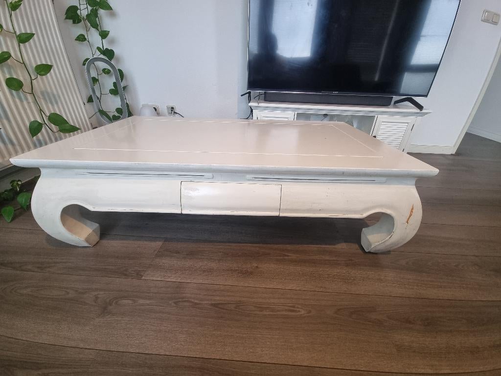 brocante salontafel, Huis en Inrichting, Ophalen, Gebruikt, 100 tot 150 cm, 50 tot 100 cm