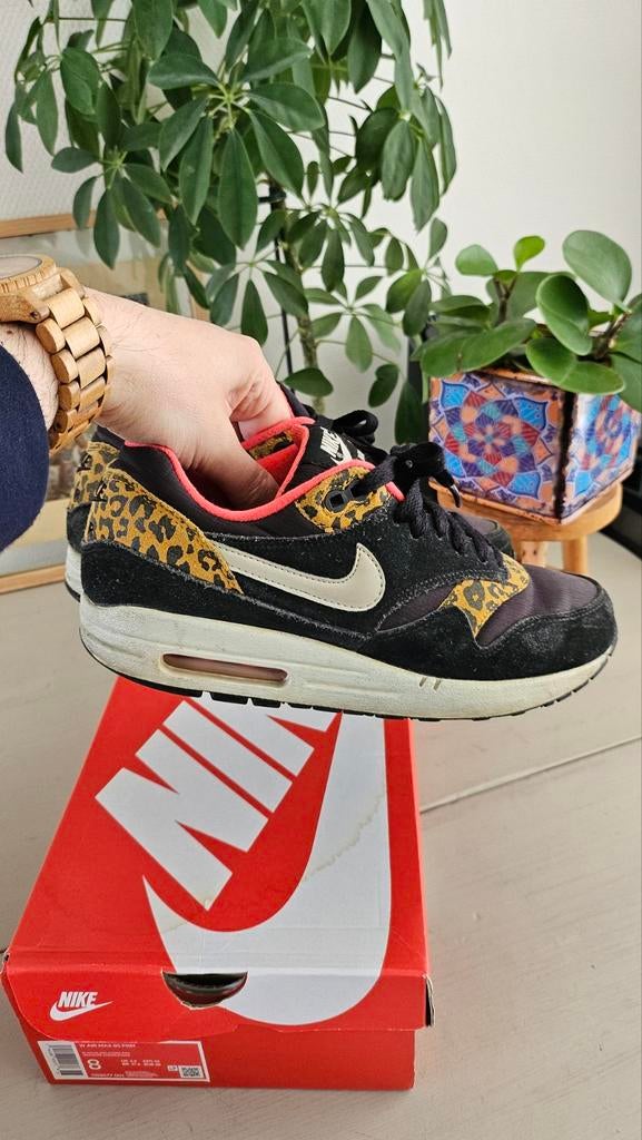 Nike Air Max 1 Leopard maat 39 feestival beaters, Nike, Ophalen of Verzenden, Sneakers of Gympen, Gedragen