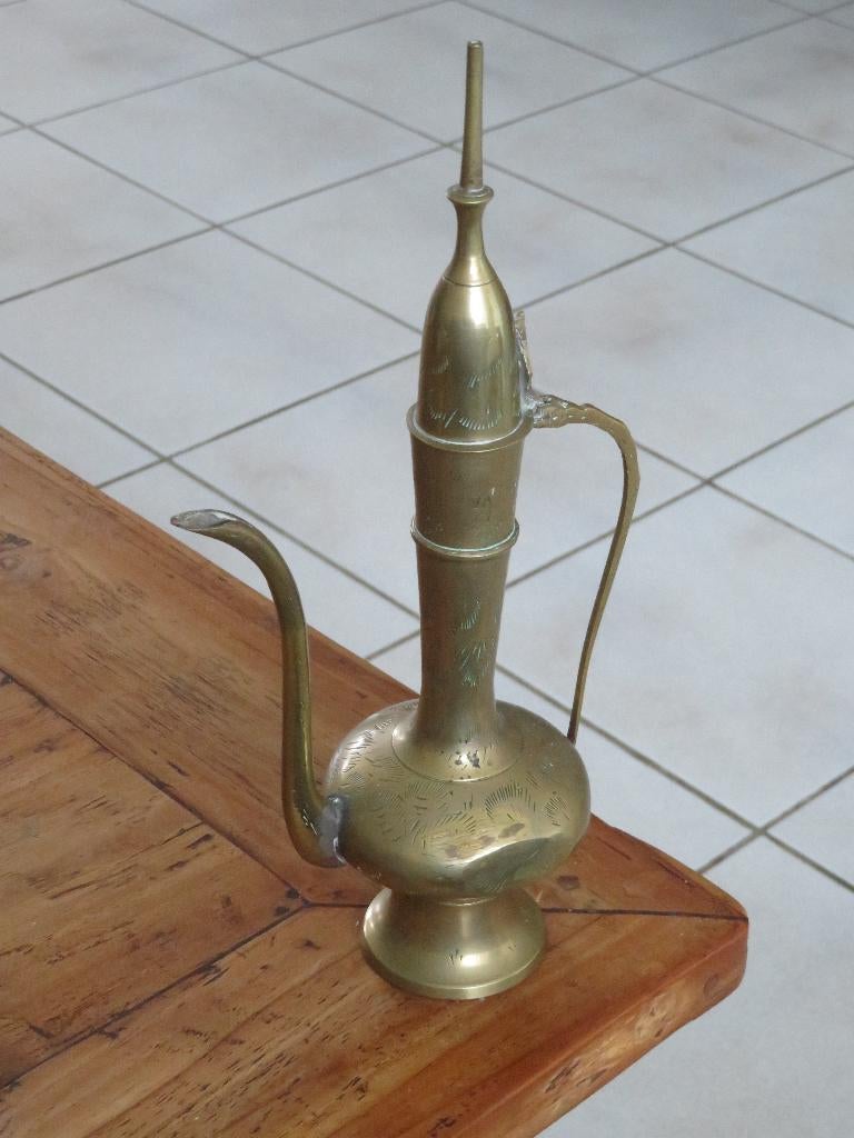 Vintage India koperen Sarang kan thee of koffie, Antiek en Kunst, Ophalen of Verzenden, Koper