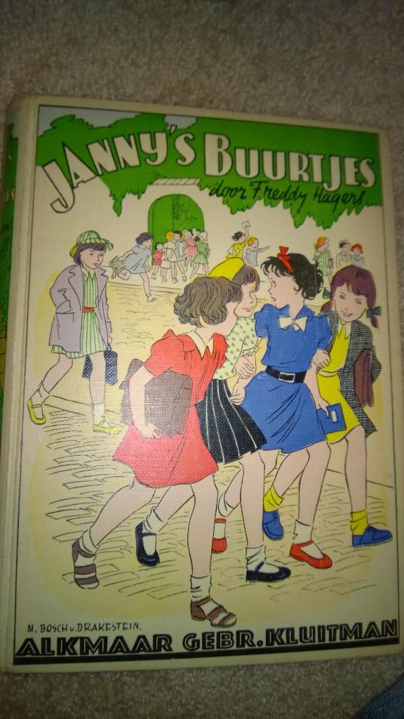 Boek - 572 - Janny's Buurtjes - Freddy Hagers, Ophalen of Verzenden, Zo goed als nieuw