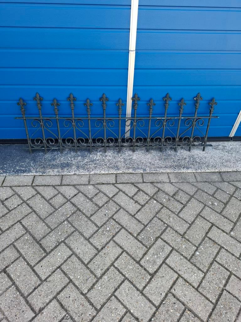 Sierhekwerk met looppoort en 6 hekwerkdelen, Ophalen of Verzenden