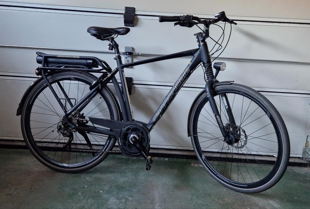 Cannondale elektrische fiets met middenmotor, Gebruikt, 50 km per accu of meer, 55 tot 59 cm, Ophalen