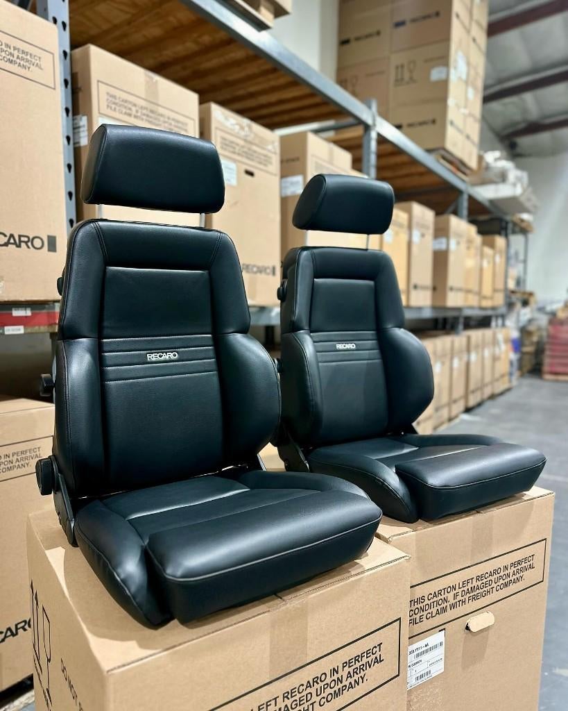 Recaro Classic LS Leder zwart kuipstoel sportstoel, Ophalen of Verzenden