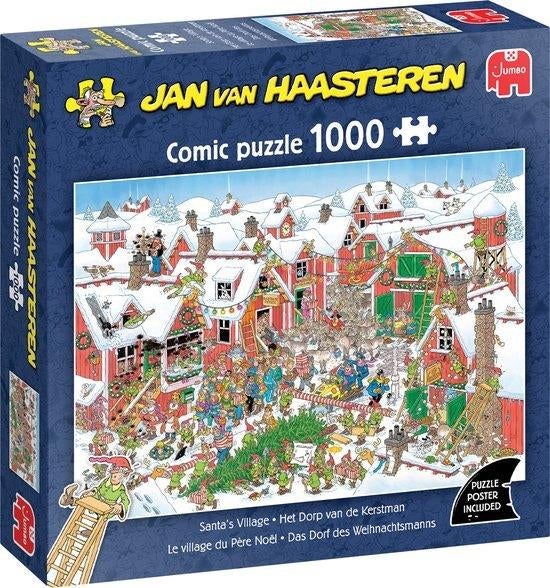 Het dorp van de Kerstman, Jan van Haasteren, Hobby en Vrije tijd, Denksport en Puzzels, Ophalen, 500 t/m 1500 stukjes, Zo goed als nieuw