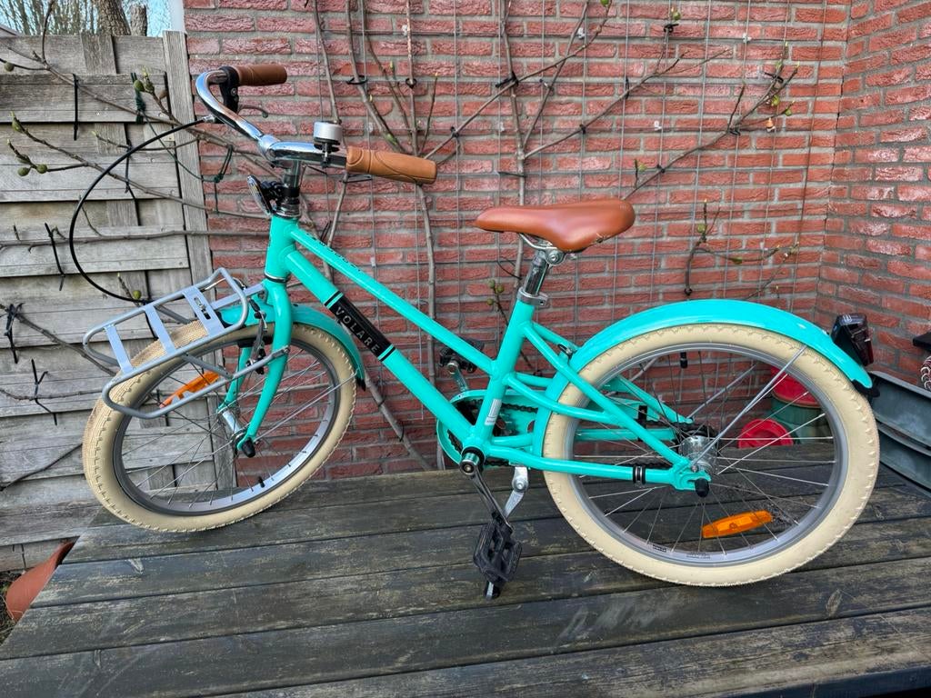 Volare Melody 20 inch. fiets Turquoise., Fietsen en Brommers, Fietsen | Meisjes, Ophalen, Gebruikt, 20 inch, Handrem