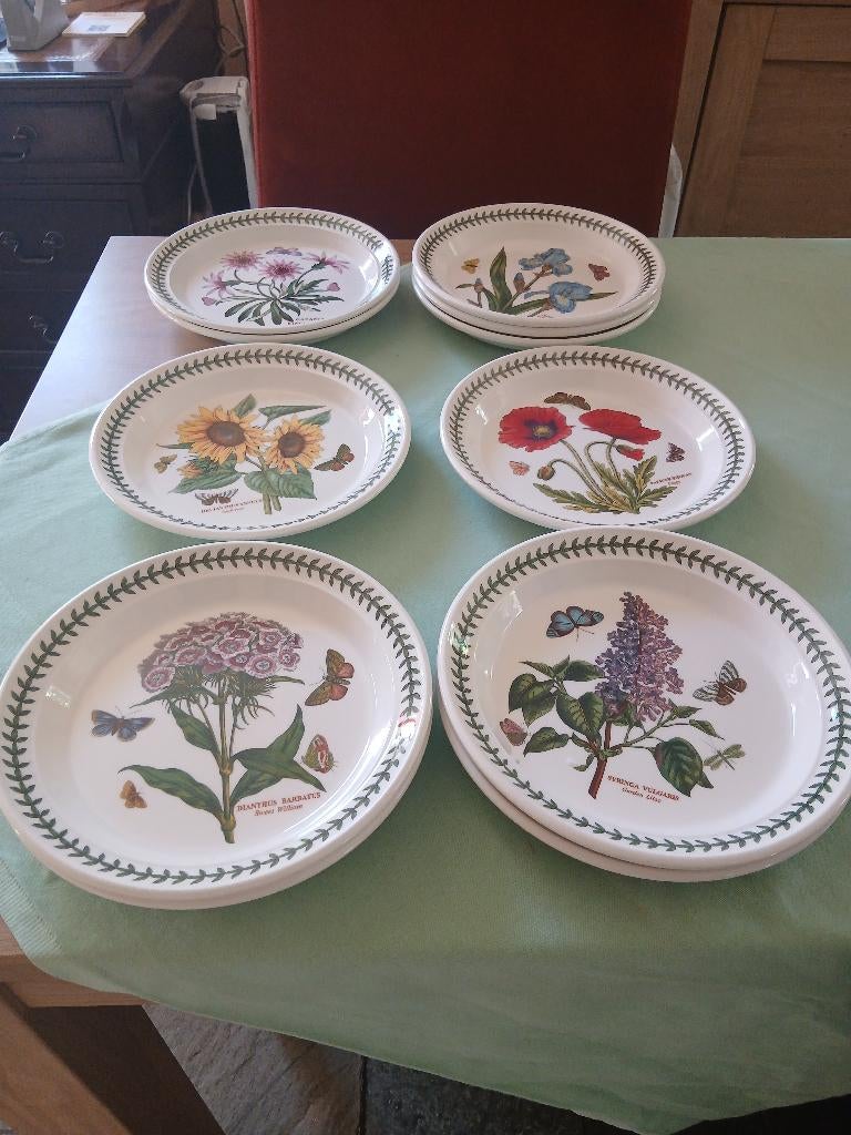 PORTMEIRION BOTANIC GARDEN ONTBIJTBORDJES 21 CM, Nieuw, Ophalen of Verzenden, Bord(en), Overige stijlen