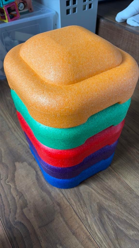 Stapelstein nep stenen Kruidvat, Kinderen en Baby's, Ophalen of Verzenden, Zo goed als nieuw, Bouwen