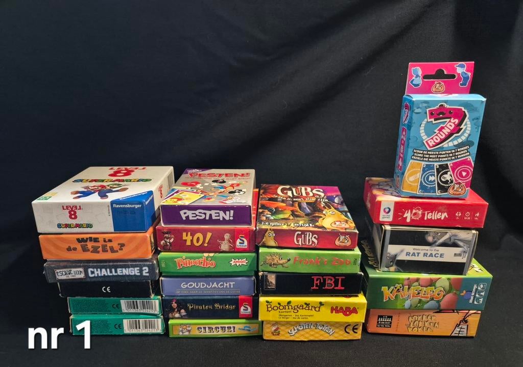 22 stuks diverse kaartspellen ---> check de lijst 1, Ophalen of Verzenden, Gebruikt