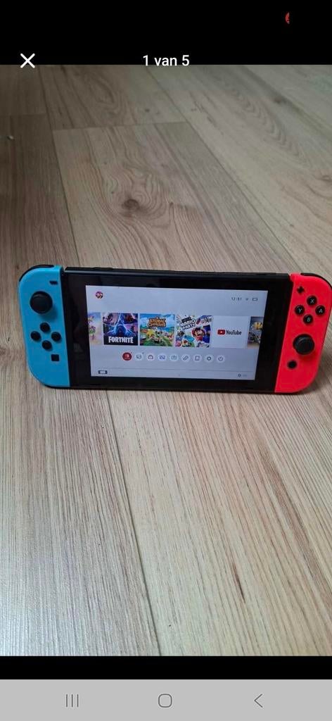 Nintendo Switch Original met accessoires, Ophalen, Gebruikt, Met 2 controllers, Switch Original