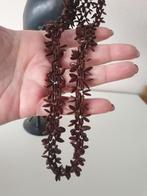 Vintage Koa Hawaïaanse appelzaad ketting. 128 cm., Ophalen of Verzenden, Gebruikt, Bruin