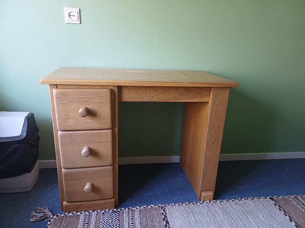 licht eiken kastje, Ophalen, Gebruikt, Eikenhout, 50 tot 100 cm