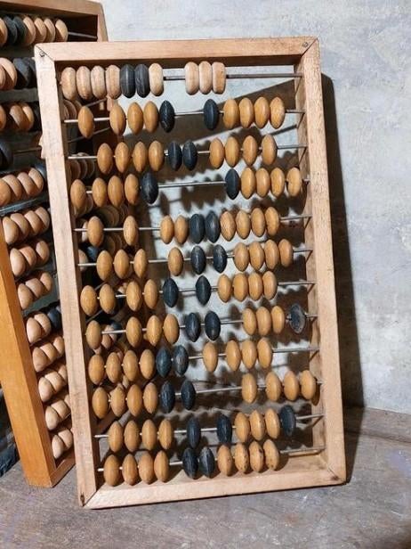 Oude brocante telraam abacus, Ophalen of Verzenden