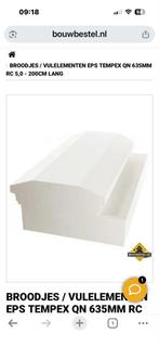 EPS Tempex broodjes/vulelementen RC 5.0 - 200cm, Ophalen, 12 cm of meer, Nieuw, 15 m² of meer