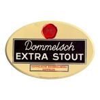 Dommelsch Stout Bier Bordje Vintage, Ophalen of Verzenden, Gebruikt, Reclamebord, Plaat of Schild, Overige merken