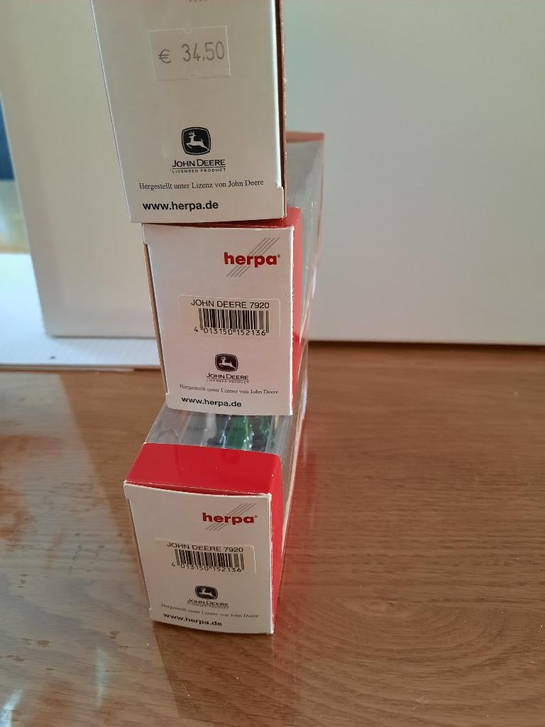 John deere.trekkers, Ophalen of Verzenden, Gebruikt, Hijskraan, Tractor of Landbouw, Herpa