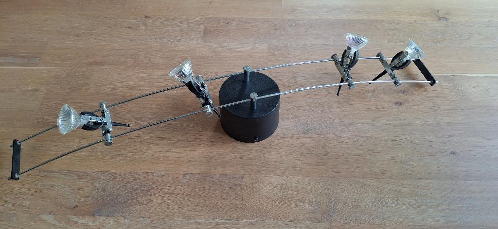 plafondlamp, Ophalen, Gebruikt, Metaal, Huiskamer / studeerkamer