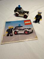 Lego 600 Politieauto met minifiguur en instructies, Ophalen of Verzenden, Gebruikt, Complete set, Lego