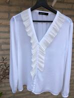 Marc Cain blouse wit mt 5 zgan, Ophalen of Verzenden, Zo goed als nieuw, Maat 38/40 (M), Wit