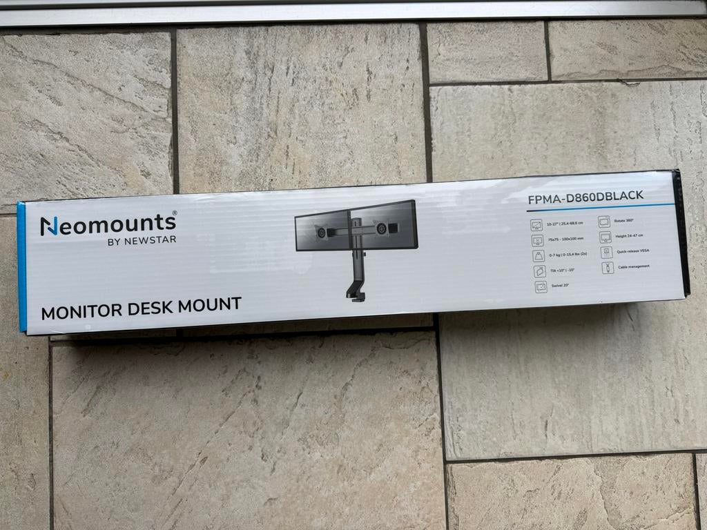 NIEUW Beeldscherm houder voor aan bureau, Ophalen, Zo goed als nieuw, Plinten