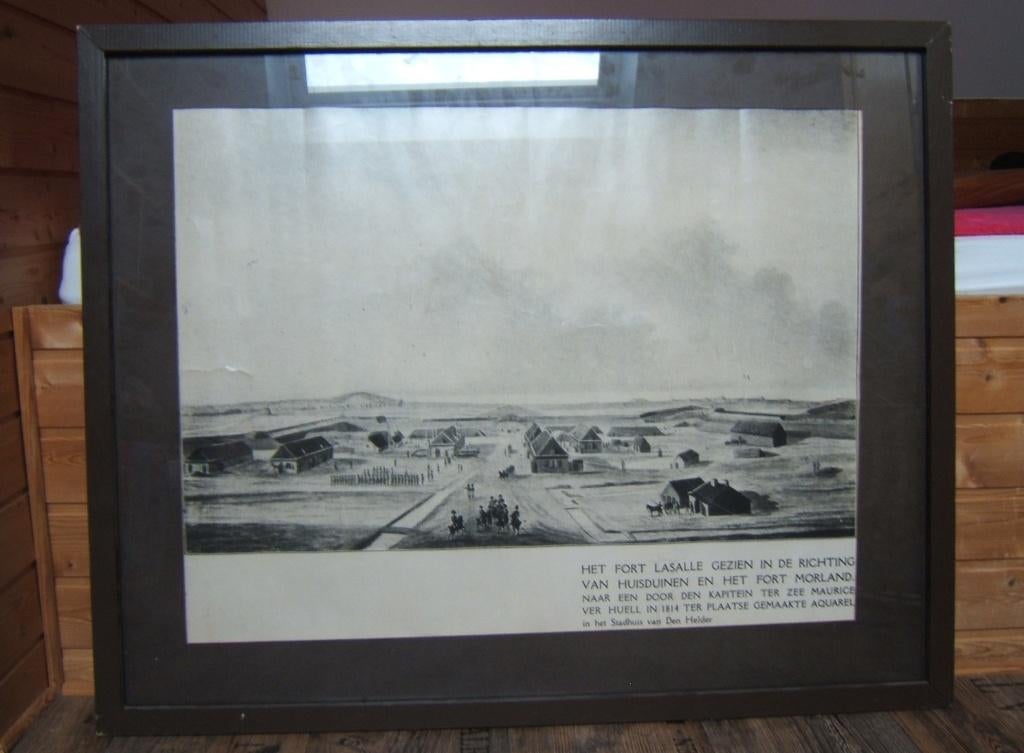 fort Lasalle  fort Morland Den Helder Ver Huell, Antiek en Kunst, Kunst | Schilderijen | Klassiek, Ophalen