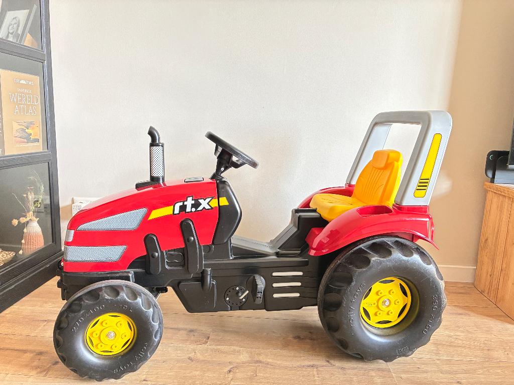 ZGAN: Rolly Toys X-Trac Rood + Rolly Kipper – De ultieme set, Ophalen, Zo goed als nieuw, Trapvoertuig
