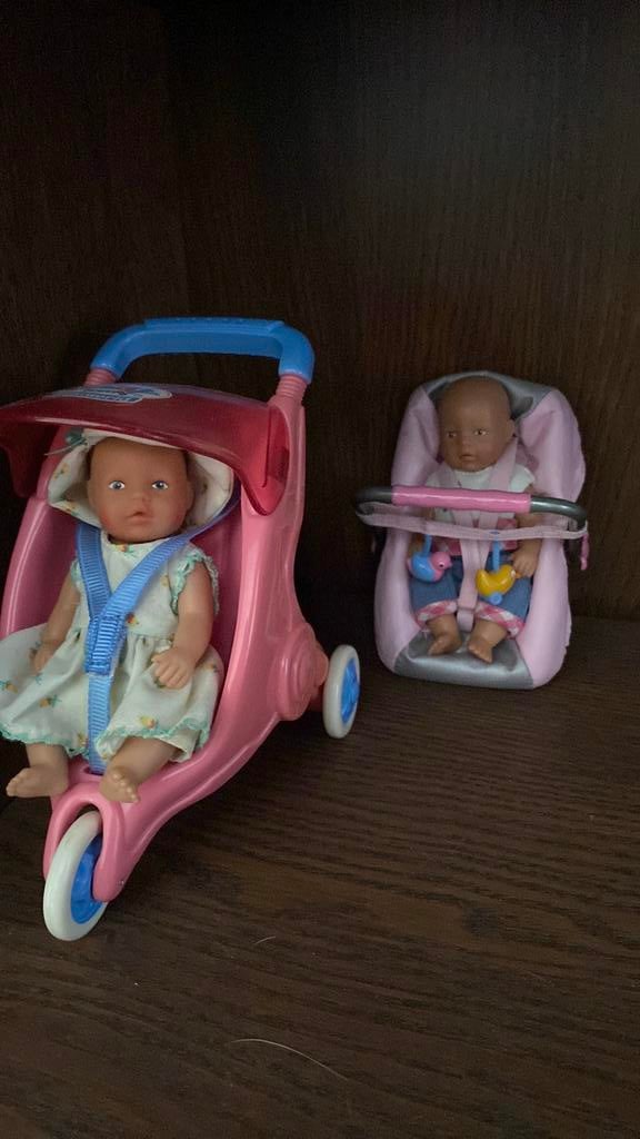 Baby born mini world zapf creations, Kinderen en Baby's, Speelgoed | Poppen, Ophalen of Verzenden, Zo goed als nieuw, Babypop