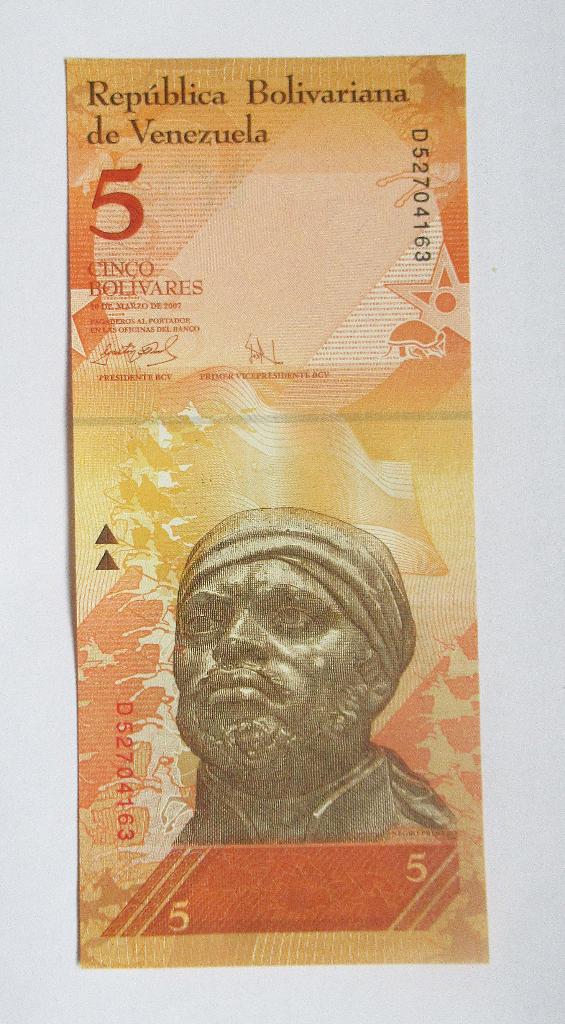 Venezuela 5 Bolívares 2007, Verzenden, Zuid-Amerika