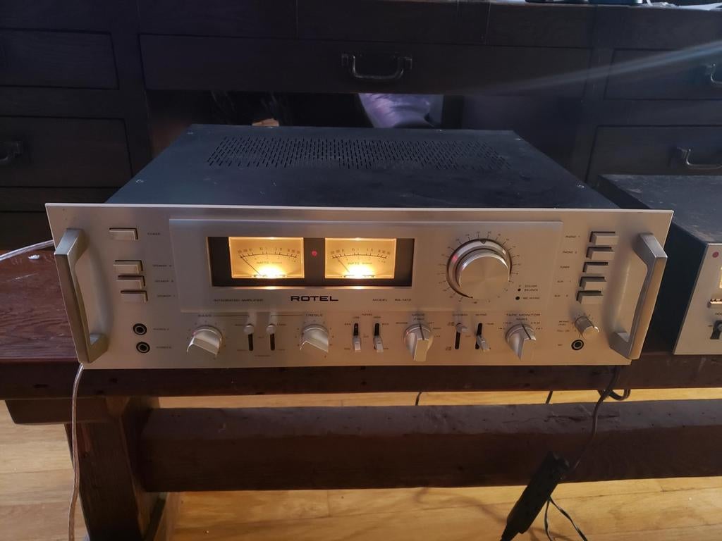Rotel RA-1412 Versterker - Gezocht, Overige merken, Gebruikt, Ophalen of Verzenden, 120 watt of meer