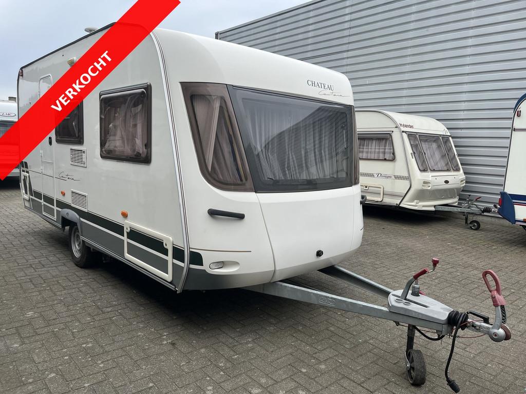 Chateau 430 Cantara VERKOCHT (bj 2002), Caravans en Kamperen, Caravans, Chateau, Bedrijf, 750 - 1000 kg, Schokbreker