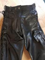 DAMES Leren motorbroek  " veter " ALS NIEUW!!, Ophalen, Tweedehands, Dames, Broek | leer