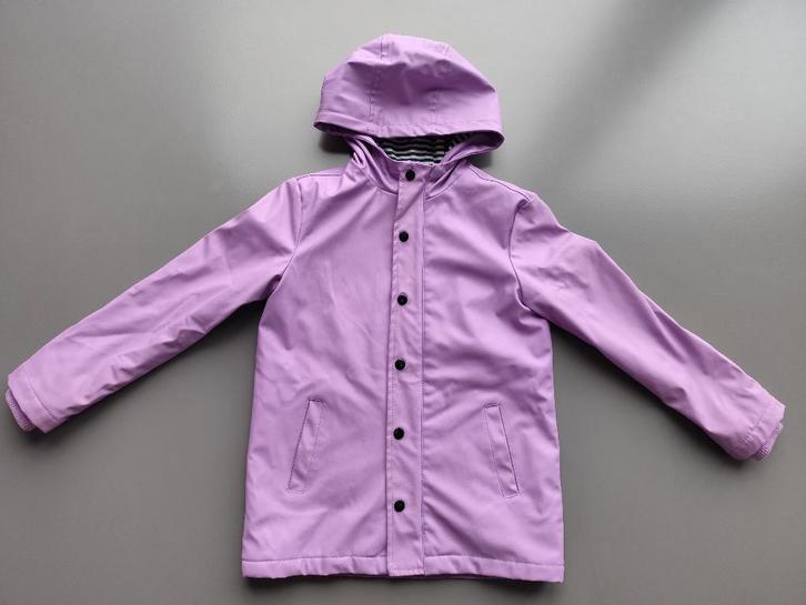 Hema zomer regenjas - maat 134/140 - lila/paars, Kinderen en Baby's, Kinderkleding | Maat 134, Gebruikt, Meisje, Jas, Ophalen of Verzenden