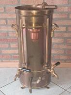 Antieke Koperen Koffie-urn / Percolator met kraantjes, Ophalen, Koper