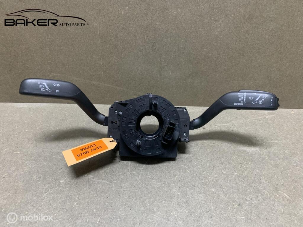 Combischakelaar stuurkolom Seat Ibiza SC 6J Cupra ('08-'17), Auto-onderdelen, Dashboard en Schakelaars, Gebruikt, Ophalen of Verzenden