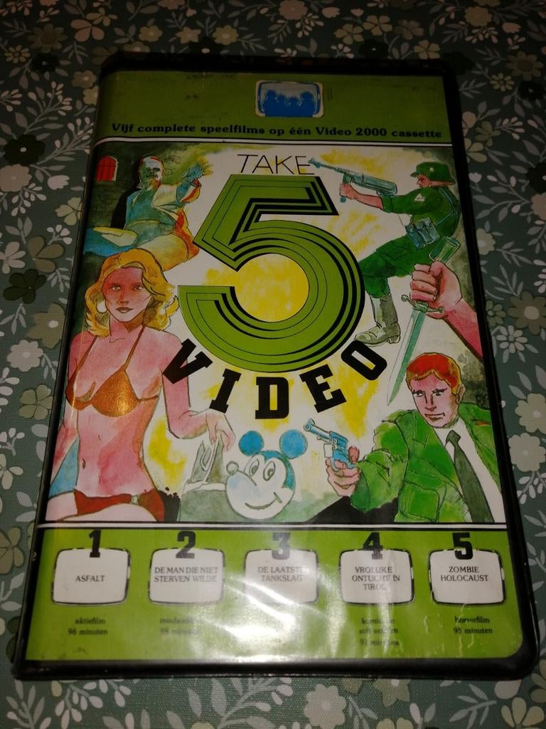 Vcc video2000 ex-rental - Take 5 (oa Zombie Holocaust), Vanaf 16 jaar, Ophalen of Verzenden, Gebruikt