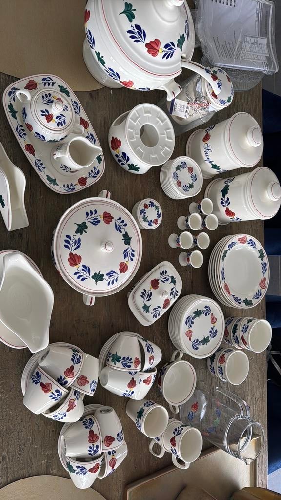 Boerenbond service, Antiek en Kunst, Antiek | Servies compleet, Ophalen of Verzenden